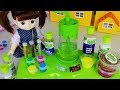 Baby doll Slime play and juice machine toys play - ToyMong TV 토이몽