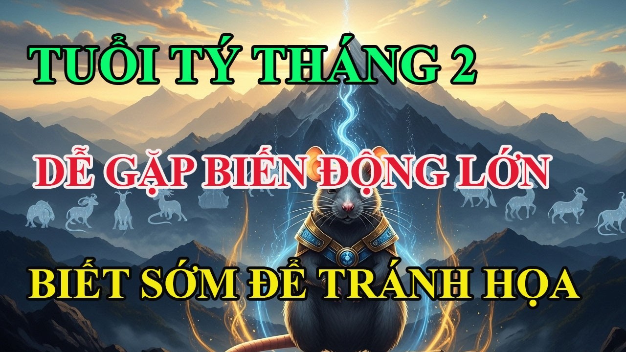 Tuổi Tý tháng 2 gặp chuyện lớn—biết sớm chưa muộn, bận mấy cũng phải xem!