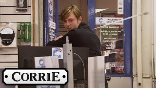 Daniel Smashes Up A Pawn Shop Believing They Have His Stolen Laptop Coronation Street