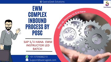 EWM Complex inbound process by POSC || SAP EWM  by Mr. Naidu
