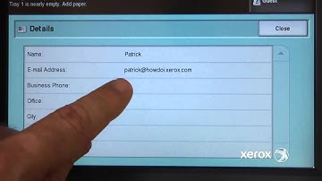 Xerox Scan to Email using Address Book, QDoxs