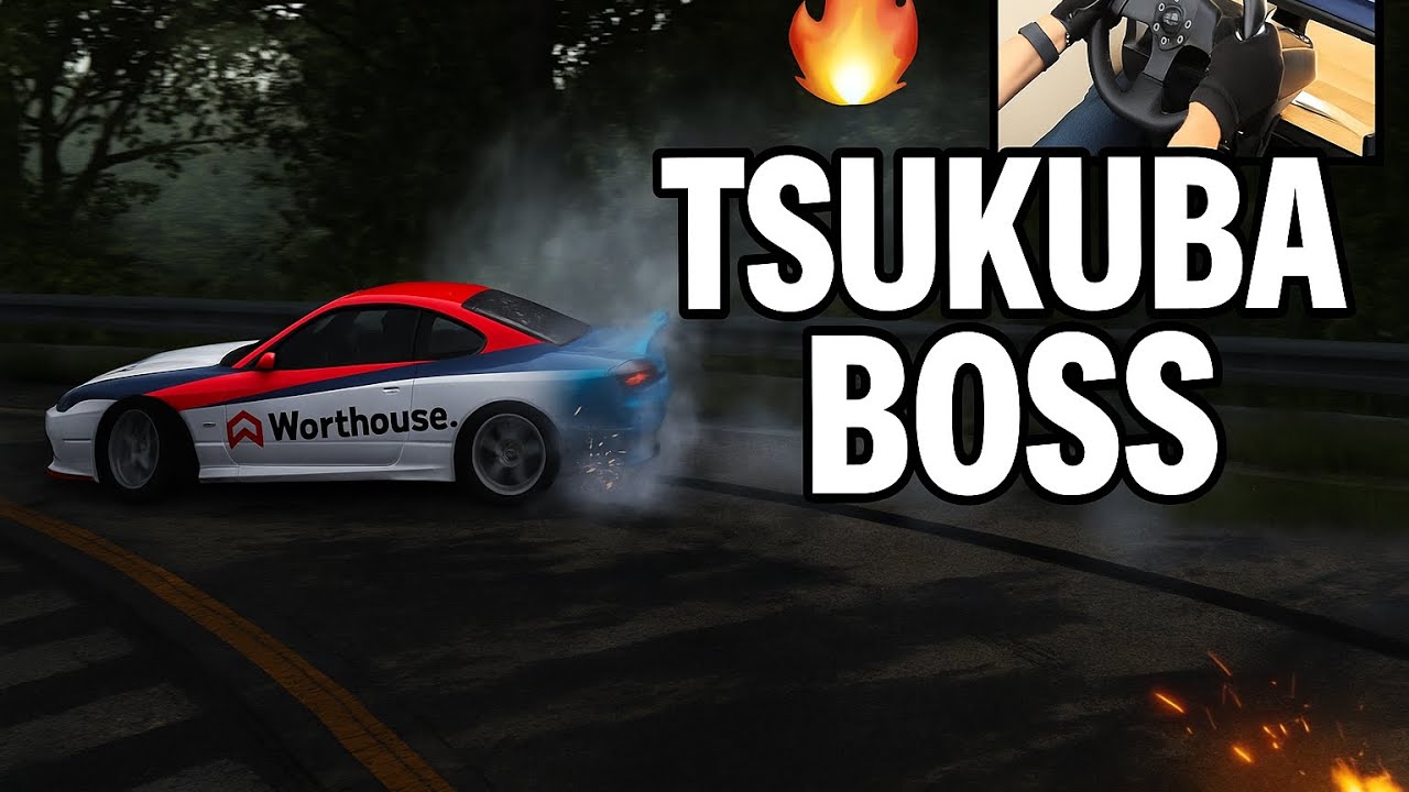 Can You Drift the S15 Like THIS? 😤 | Assetto Corsa Tsukuba Run
