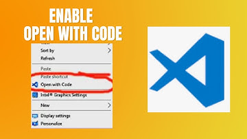 #15: How to enable open with Code in right click