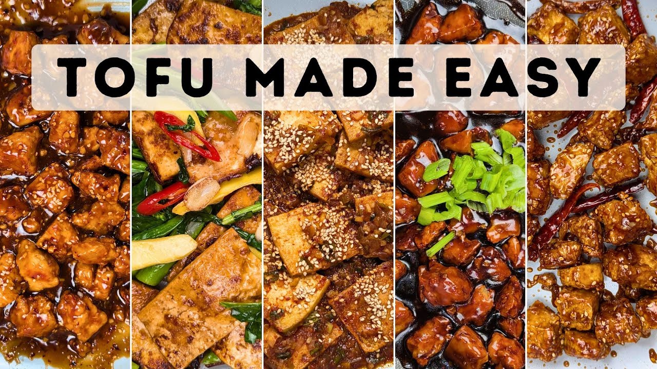 TOFU Recipes made easy with Homemade Sauces | Vegetarian Tofu Stir Fry with Vegetables