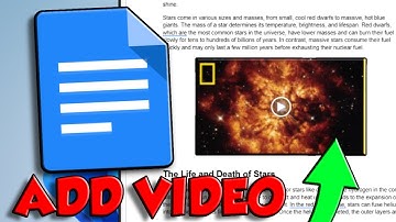How To Insert A Video In Google Docs (EASY) - Add A Video To Google Docs