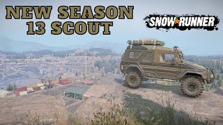 Season 13's New Scout Truck The AAC-58DW! Let's Take A Look! SnowRunner Latest Update/DLC Gameplay