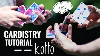 Easy ENDLESS two-handed cut // CARDISTRY TUTORIAL