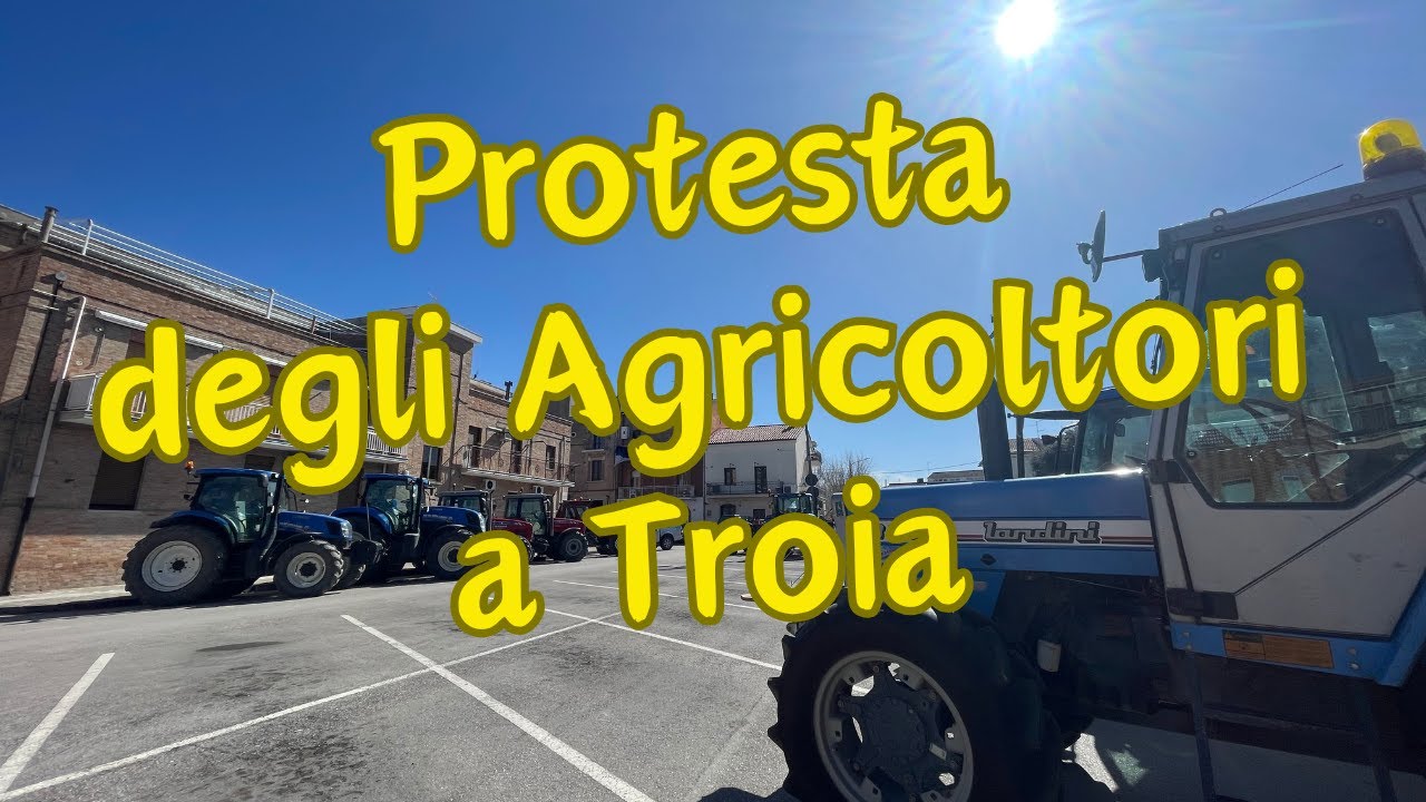 Protesta degli Agricoltori a Troia