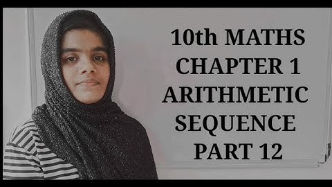 Kerala syllabus 10th class maths chapter 1 Arithmetic Sequence part 12||MATHEMATICS||