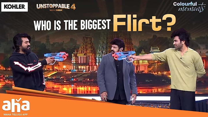 Battle of the Flirts! Ram Charan vs Sharwanand vs Vikram 😜💥| Unstoppable with NBK | ahavideoIN