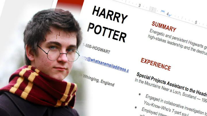 How to Write a Resumé (...Like a Wizard)! - DayDayNews