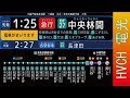 東京メトロ 半蔵門線表参道駅 接近放送 （発車標再現）