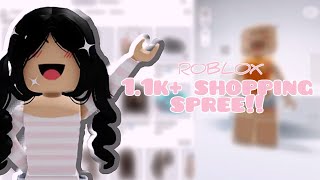 roblox---1.1k+ robux shopping spree!!