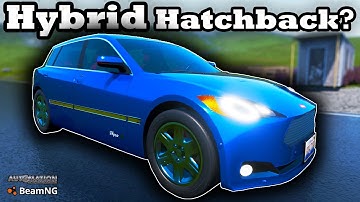 I Finally Made a Working Hybrid Hatchback! | Automation The Car Company Tycoon Game & BeamNG.drive