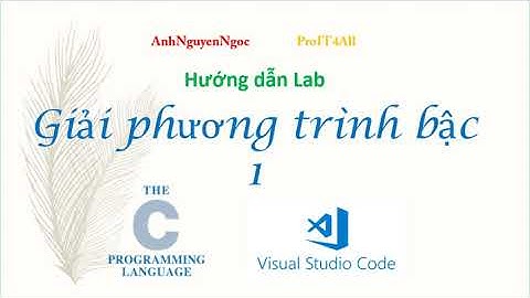 Lab 3.B2: Giải phương trình bậc 1 bằng C