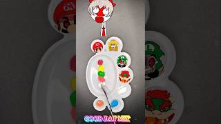 Chainsaw Man vs Mario Horror: Epic Color Mixing! 😱🪚 #colormixing #games