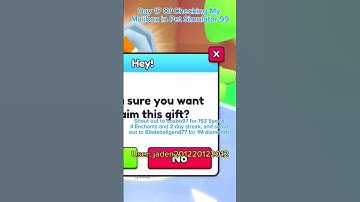 Day 17 Of Checking My Mailbox In Pet Simulator 99! #roblox #petsim99