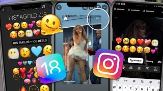 INSTAGOLD ATUALIZADO 2025 INSTAGRAM estilo IPHONE com EMOJIS IOS + FONTE IOS + REPOST REELS IOS 🔥 