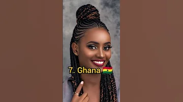 Top 10 African Countries With The Most Beautiful Women 2023 Shots Trendingshorts Africa 2023 