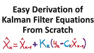 Easy Derivation of the Kalman Filter from Scratch by Using the Recursive Least Squares Method