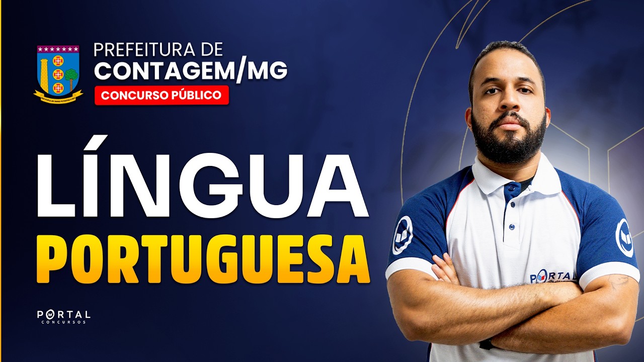 CONCURSO PREF. CONTAGEM/MG: LÍNGUA PORTUGUESA | Com o Profº. Anderson Oliveira