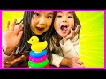 Learn Colors with Stacking Rings | 色を学ぶ 子供のための英語の歌