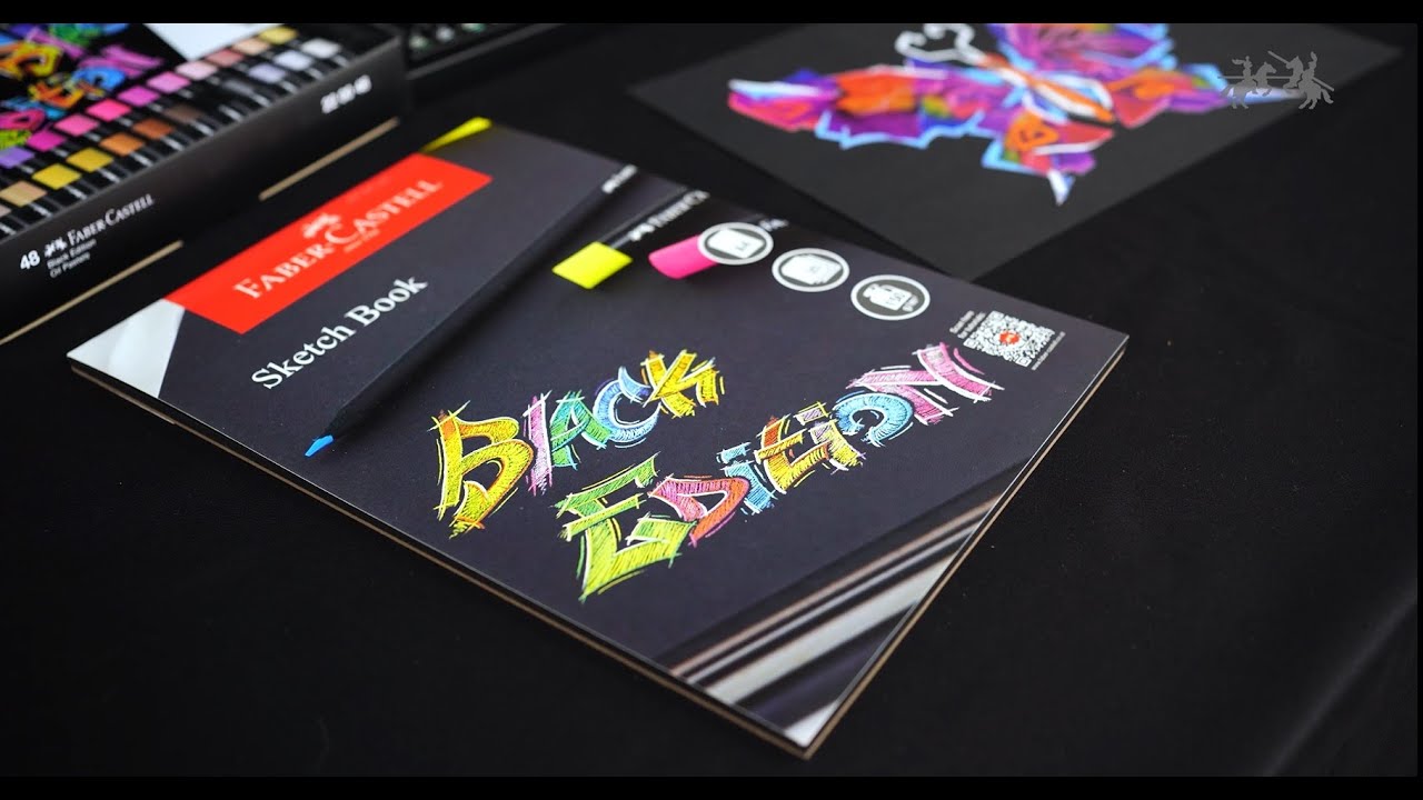 Promo Faber Castell Black Paper Sketch Book Diskon 5% Di Seller