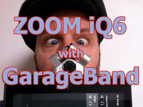 Zoom iQ6 with GarageBand - stereo recording!
