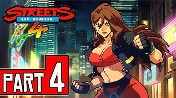 STREETS OF RAGE 4 Walkthrough Part 4 (PS4 Pro) FULL GAME No Commentary @ 1440p (60ᶠᵖˢ) ✔