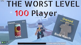 THE WORST LEVEL 100 PLAYER (GIGA RXE) EVADE MONTAGE