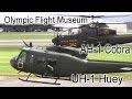 Bell AH-1 Cobra and Bell UH-1 Iroquois Demo - Olympic Flight Museum