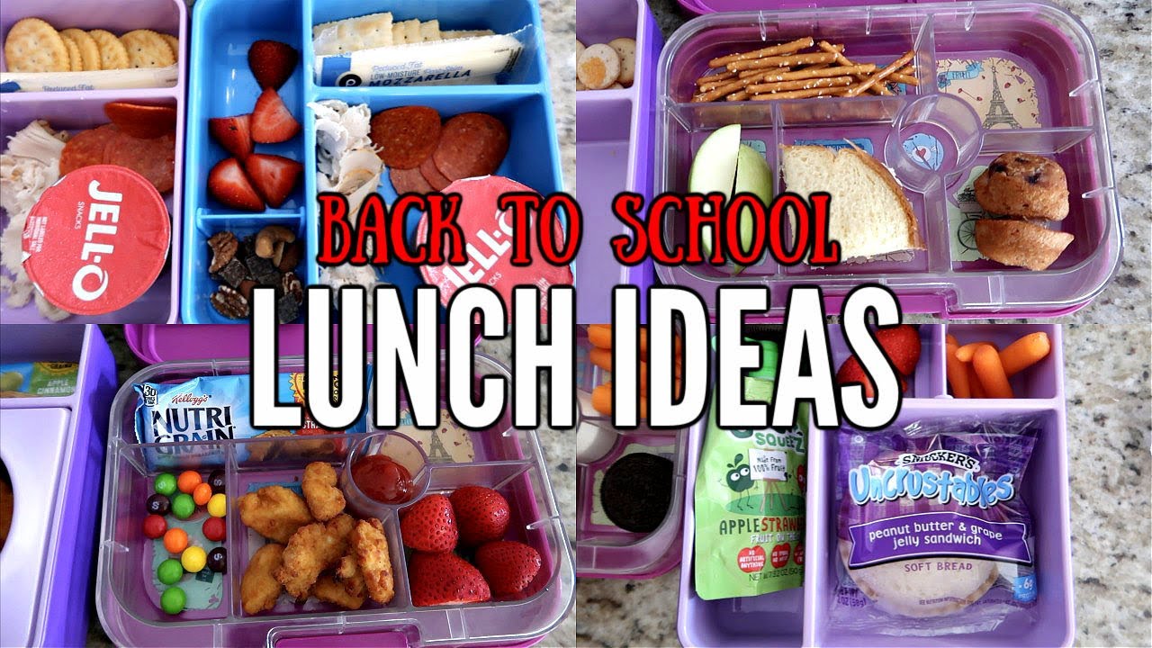 100 School Lunch Ideas for Kids for Back-to-School