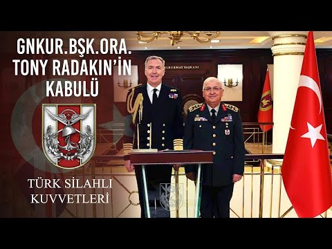 Gnkur.Bşk.Org. Yaşar GÜLER’in Birleşik Krallık Gnkur.Bşk.Ora. Tony RADAKIN’ı Kabulü