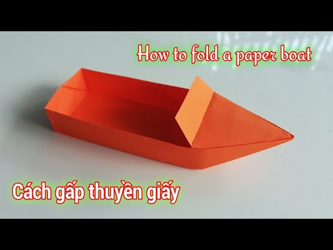 Cách gấp thuyền