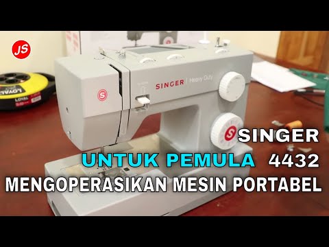 Cara Menggunakan Mesin Jahit Portable Singer 4432 Heavy Duty