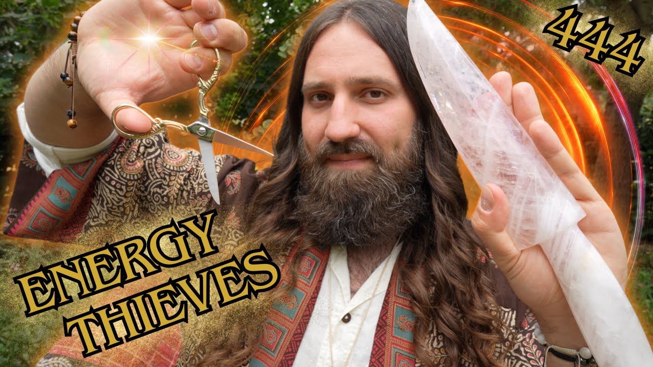 4K ASMR REIKI | Plucking, Snipping, Cutting & Removing Energy Vampires