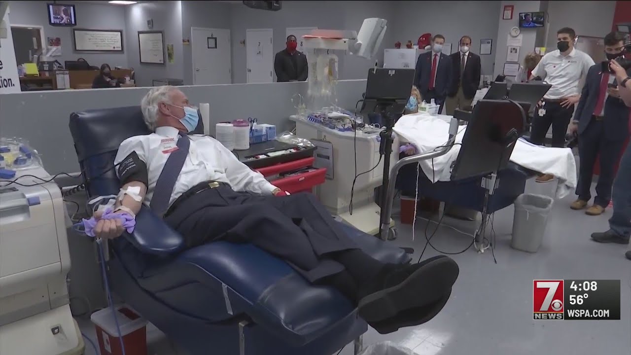 South Carolina governor donates plasma for COVID19 therapy YouTube