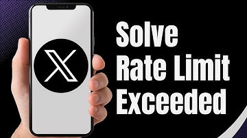 How To Solve Rate Limit Exceeded Twitter Problem iPhone (Quick Guide)