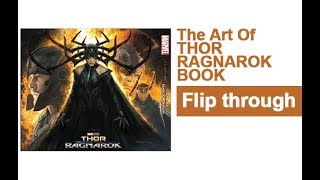 Thor Ragnarok Art Book - The Art of the Movie Flip Through - YouTube