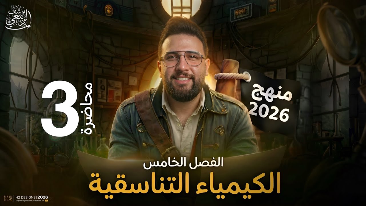 المحاضرة الثالثة -الفصل الخامس -الكيمياء التناسقية - المعقد التناسقي - سادس الاعدادي تصوير 2026