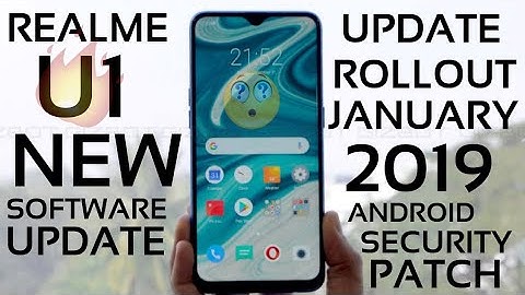 Realme U1 Starts Receiving Software Update With January 2019 Security  Patch, Camera Improvements
