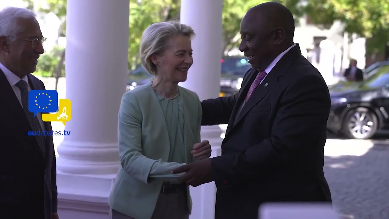 A Historic Handshake: EU and South Africa Forge a New Future! Von der Leyen - Costa - Ramaphosa