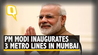 PM Modi Inaugurates Three Metro Lines in Mumbai screenshot 5