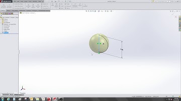 Make a ball or sphere - solidworks - video 129