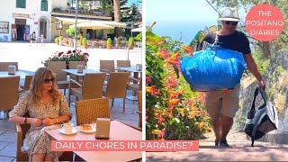 AMALFI COAST LIFE IN JUNE: Italian Grocery Haul, Morning Walks & Garden Delight | EP 187