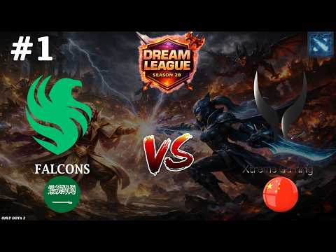 РЕШАЮЩАЯ БИТВА В ГРУППЕ! | Falcons vs Xtreme Gaming #1 (BO3) DL S28