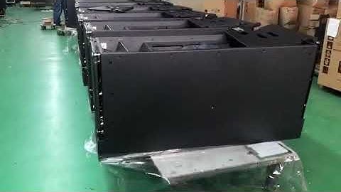 Production Video of TPA Kama TP 1310 Dual 13.5” line array speaker