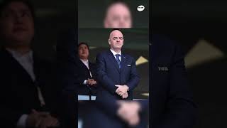 FIFA president reaction after Ronaldo's brace.