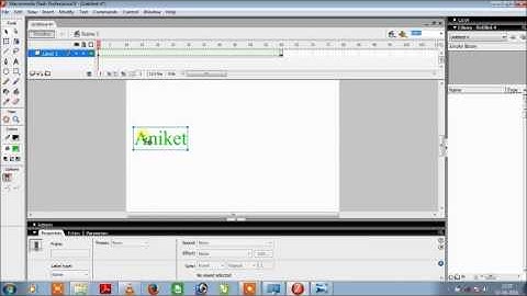 Tutorial: Cool Text effect in Flash
