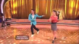 Maksim Chmerkovskiy & Meryl Davis dancing Jive on DWTS 5 12 14